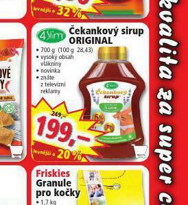 Norma Čekankový sirup original nabídka