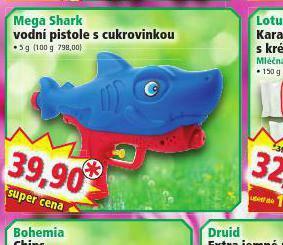 Norma Mega shark vodní pistole s cukrovinkou nabídka