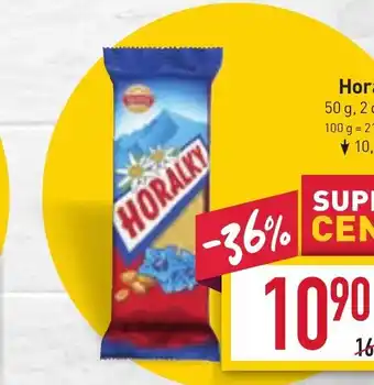 Billa Horalky 50 g, 2 druhy nabídka