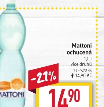 Billa Mattoni ochucená 1,5l nabídka