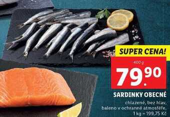 Lidl Sardinky obecné, 400 g nabídka