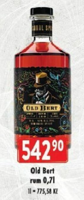 Astur&Qanto Old Bert rum 0,7l nabídka