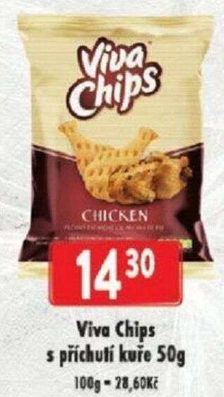 Astur&Qanto Viva Chips s příchutí kuře 50g nabídka