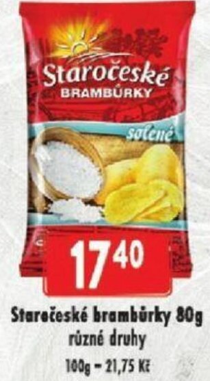 Astur&Qanto Staročeské brambůrky 80g nabídka