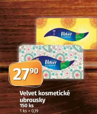 COOP TIP Velvet kosmetické ubrousky 150 ks nabídka