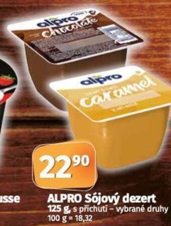 Coop ALPRO Sójový dezert 125 g nabídka