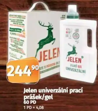 Jelen univerzální prací prášek/gel 60 PD