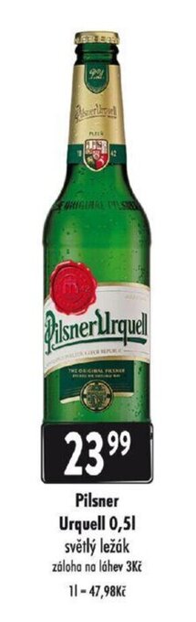 Qanto Pilsner Urquell 0,5l nabídka