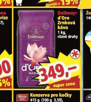 Norma Dallmayr d´oro zrnková káva nabídka