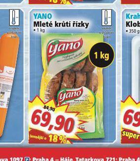 Norma Yano mleté krůtí řízky nabídka