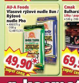Norma Au-a foods vlasové rýžové nudle bun nabídka