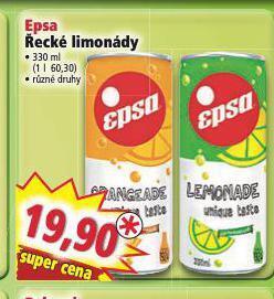 Norma Epsa řecké limonády nabídka