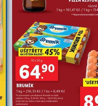 Lidl Brumík nabídka