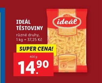 Lidl Ideál těstoviny nabídka