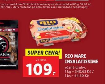 Lidl Rio mare insalatissime nabídka