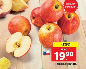 Lidl Jablka červená nabídka