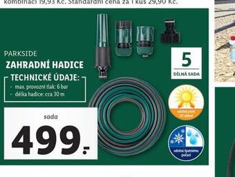 Lidl Zahradní hadice nabídka