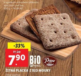 Lidl Žitná placka z bio mouky nabídka