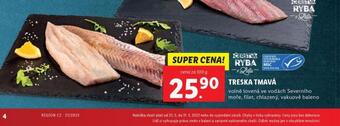 Lidl Treska tmavá nabídka