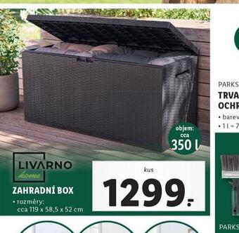 Lidl Zahradní box nabídka
