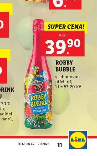 Lidl Robby bubble nabídka