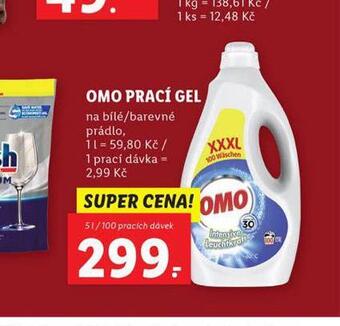 Lidl Omo prací gel nabídka