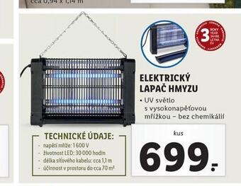 Lidl Elektrický lapač hmyzu nabídka
