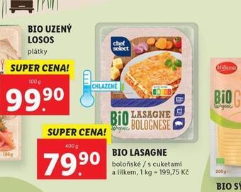 Lidl Bio lasagne nabídka