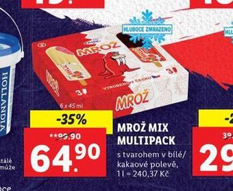 Lidl Mrož mix multipack nabídka