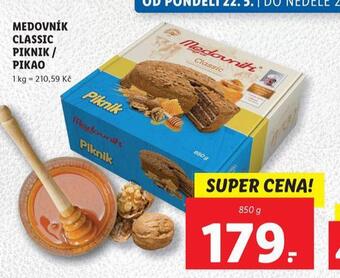 Lidl Medovník classic piknik / pikao nabídka