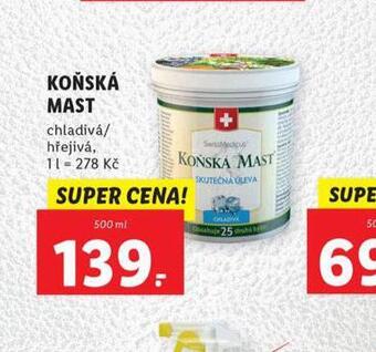 Lidl Koňská mast nabídka