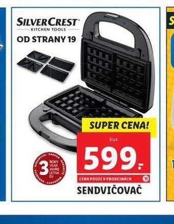 Lidl Sendvičovač nabídka