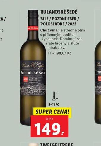 Lidl Rulandské šedé nabídka