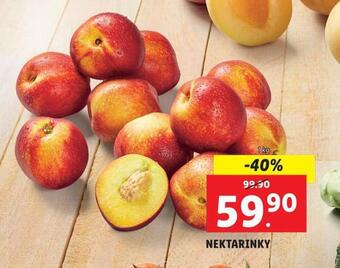Lidl Nektarinky nabídka