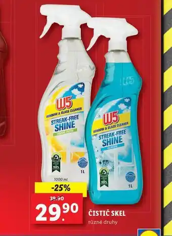 Lidl W5 čistič skel nabídka
