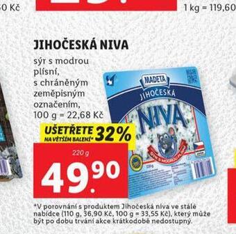 Lidl Jihočeská niva nabídka