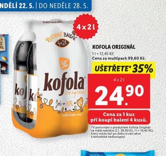 Lidl Kofola original nabídka