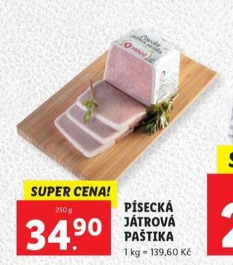 Lidl Písecká játrová paštika nabídka