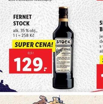 Lidl Fernet stock nabídka