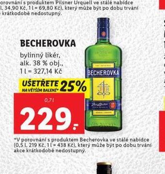 Lidl Becherovka nabídka