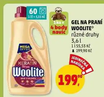 Penny Market Gel na praní woolite, 60 dávek nabídka
