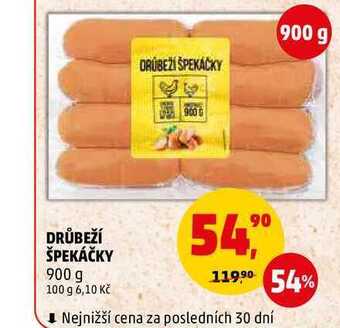 Penny Market Drůbeží špekačky, 900 g nabídka