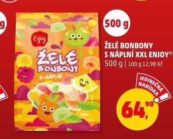 Penny Market Želé bonbony s náplní xxl enjoy, 500 g nabídka
