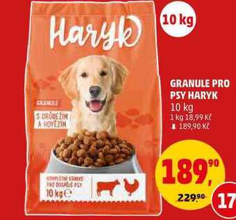 Penny Market Granule pro psy haryk, 10 kg nabídka