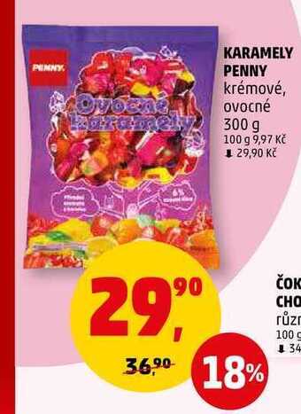 Penny Market Karamely penny, 300 g nabídka