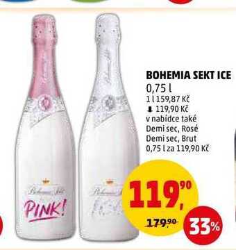 Penny Market Bohemia sekt ice, 0,75 l nabídka