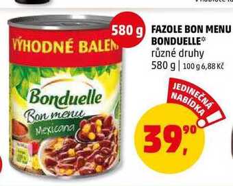 Penny Market Fazole bon menu bonduelle, 580 g nabídka