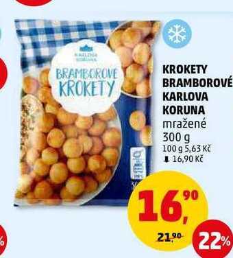 Penny Market Krokety bramborové karlova koruna, 300 g nabídka