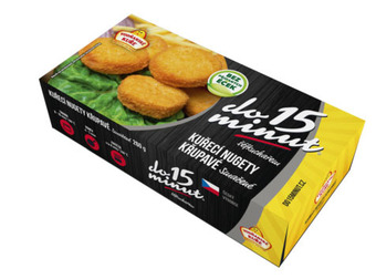 Vodňanské kuře smažené kuřecí nugetky 260 g