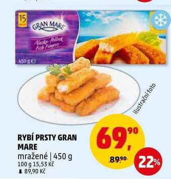 Penny Market Rybí prsty gran mare, 450 g nabídka